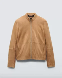 Archive Caf&eacute; Suede Racer Jacket