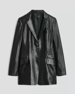 Charles Leather Blazer