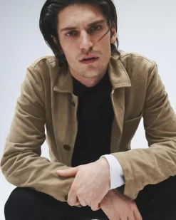 Evan Suede Chore Jacket