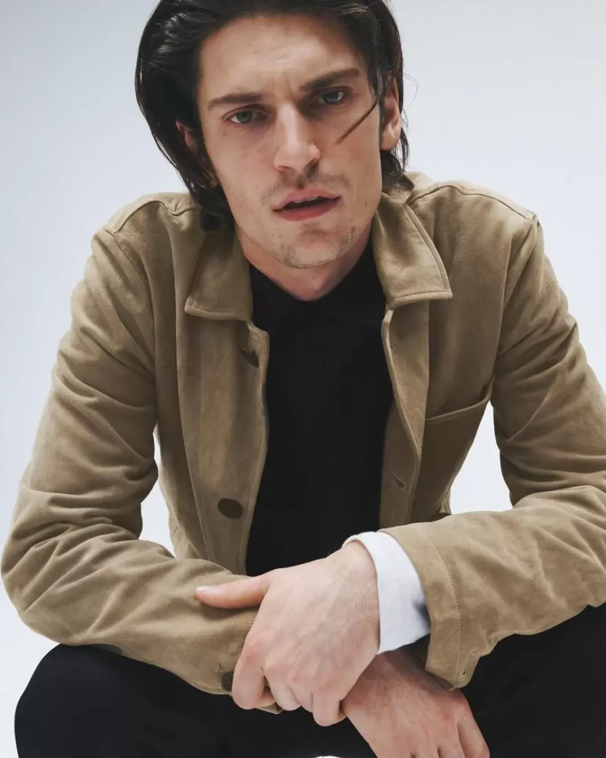 Evan Suede Chore Jacket