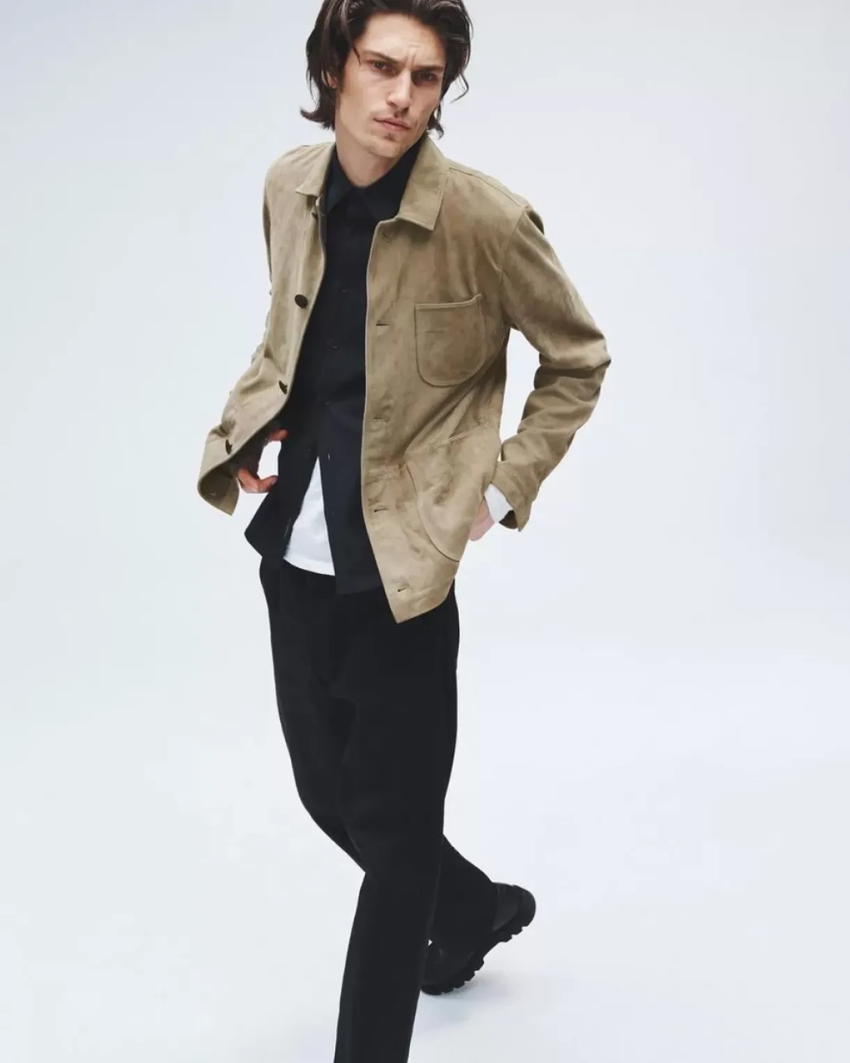 Evan Suede Chore Jacket