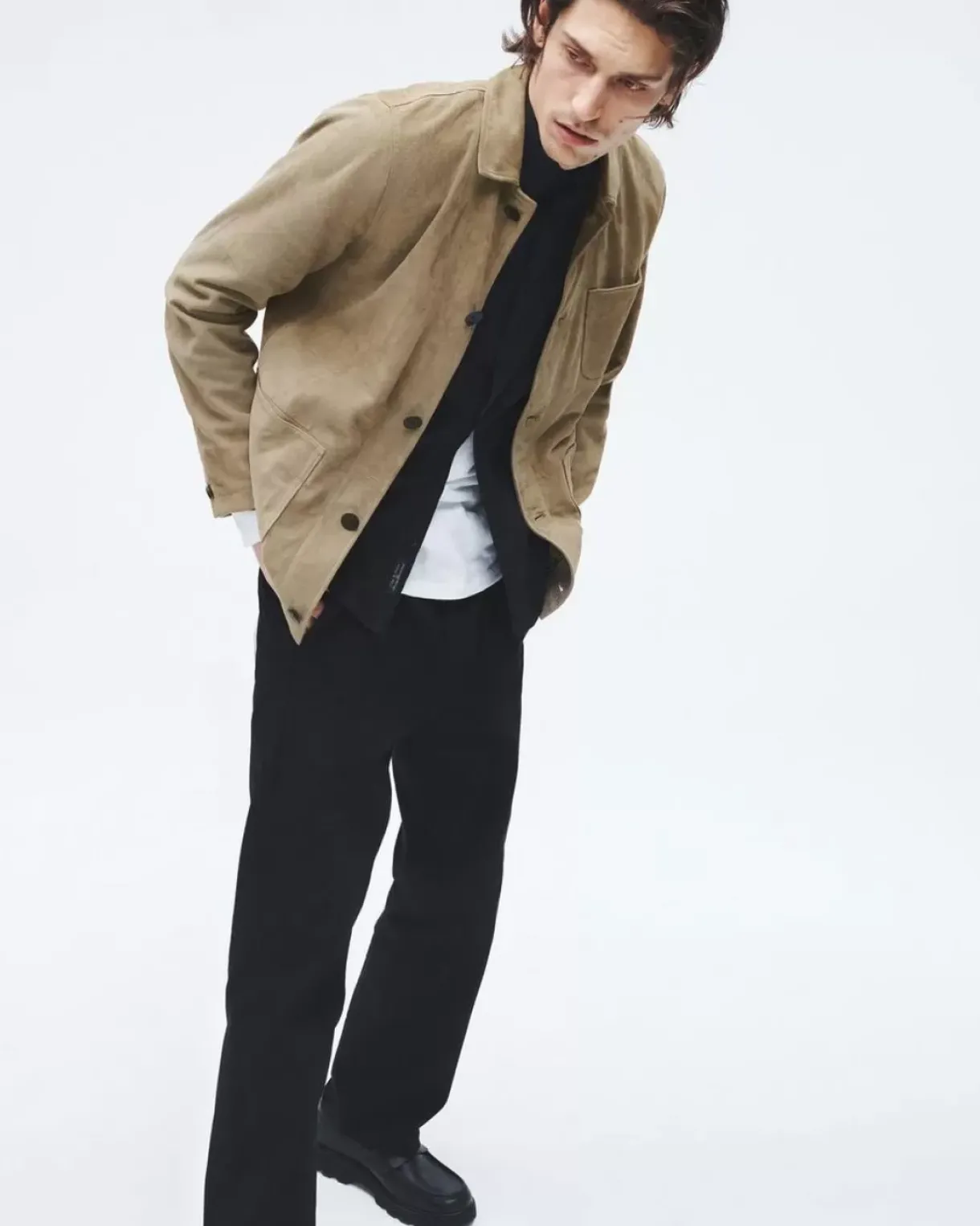 Evan Suede Chore Jacket