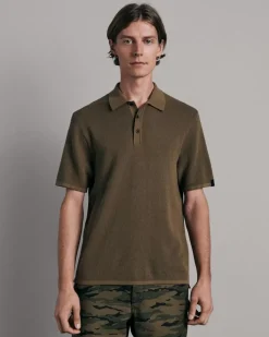 Harvey Cotton Knit Short Sleeve Polo