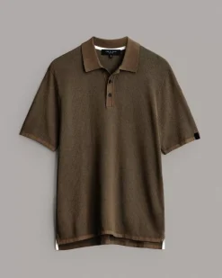 Harvey Cotton Knit Short Sleeve Polo