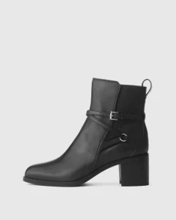 Hazel Buckle Boot - Leather