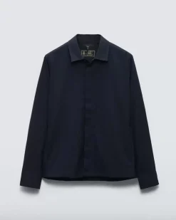 Hyde Tropical Wool Shirt Jacket