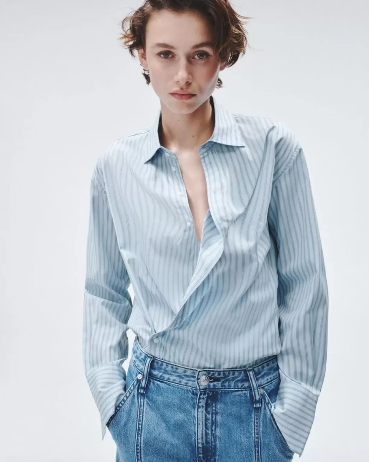 Indiana Striped Cotton Poplin Shirt