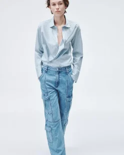 Indiana Striped Cotton Poplin Shirt