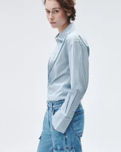 Indiana Striped Cotton Poplin Shirt