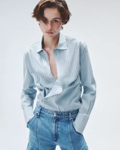 Indiana Striped Cotton Poplin Shirt
