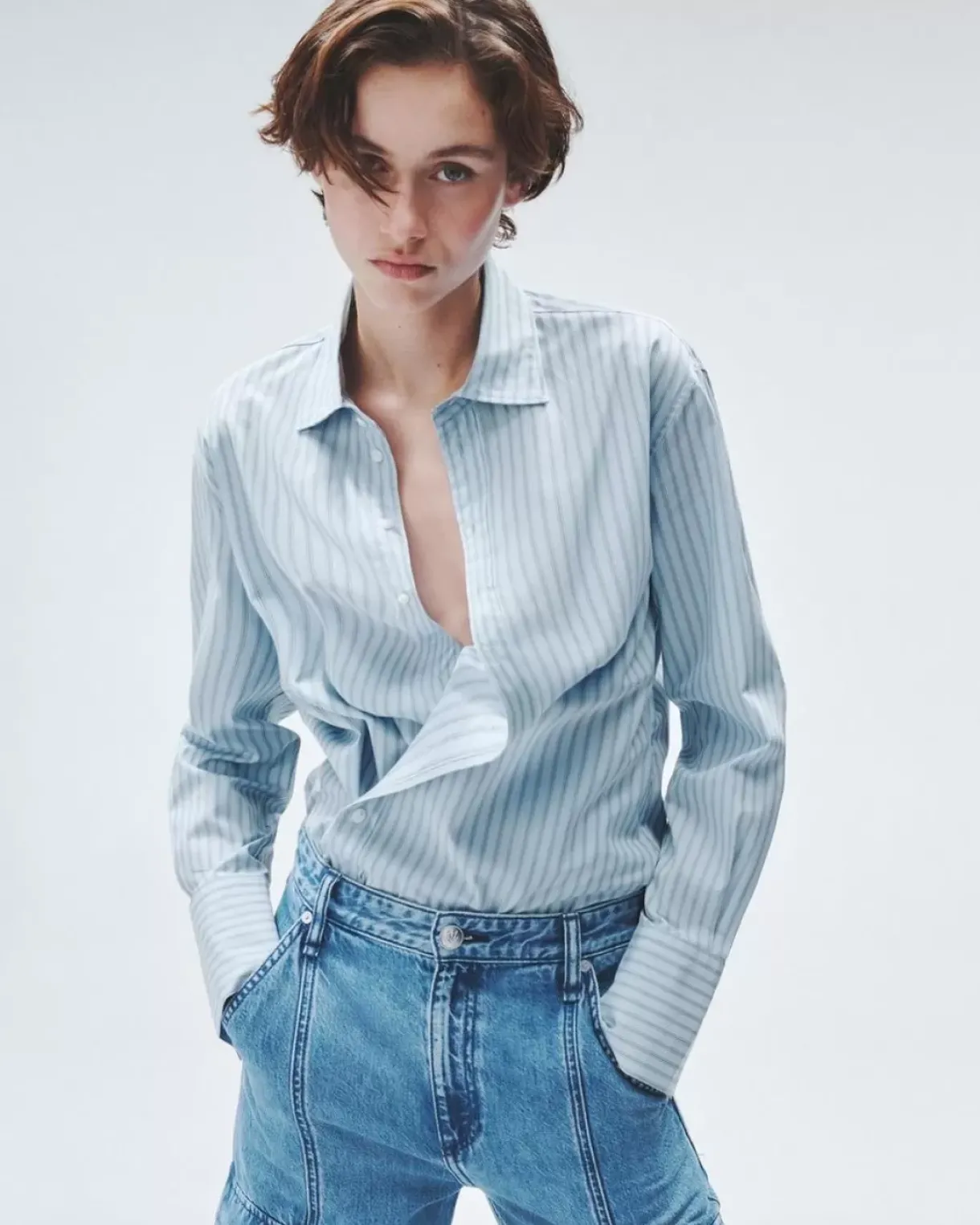Indiana Striped Cotton Poplin Shirt