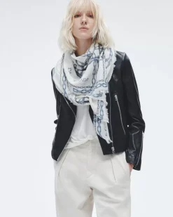Pea Chain Cashmere Scarf