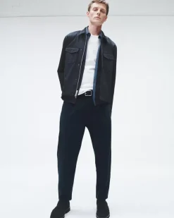 Pleated Cotton Chino