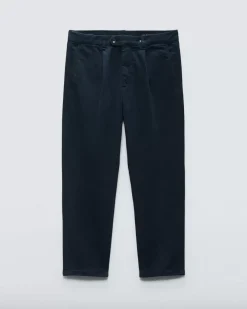 Pleated Cotton Chino