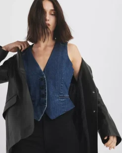 Priya Denim Vest