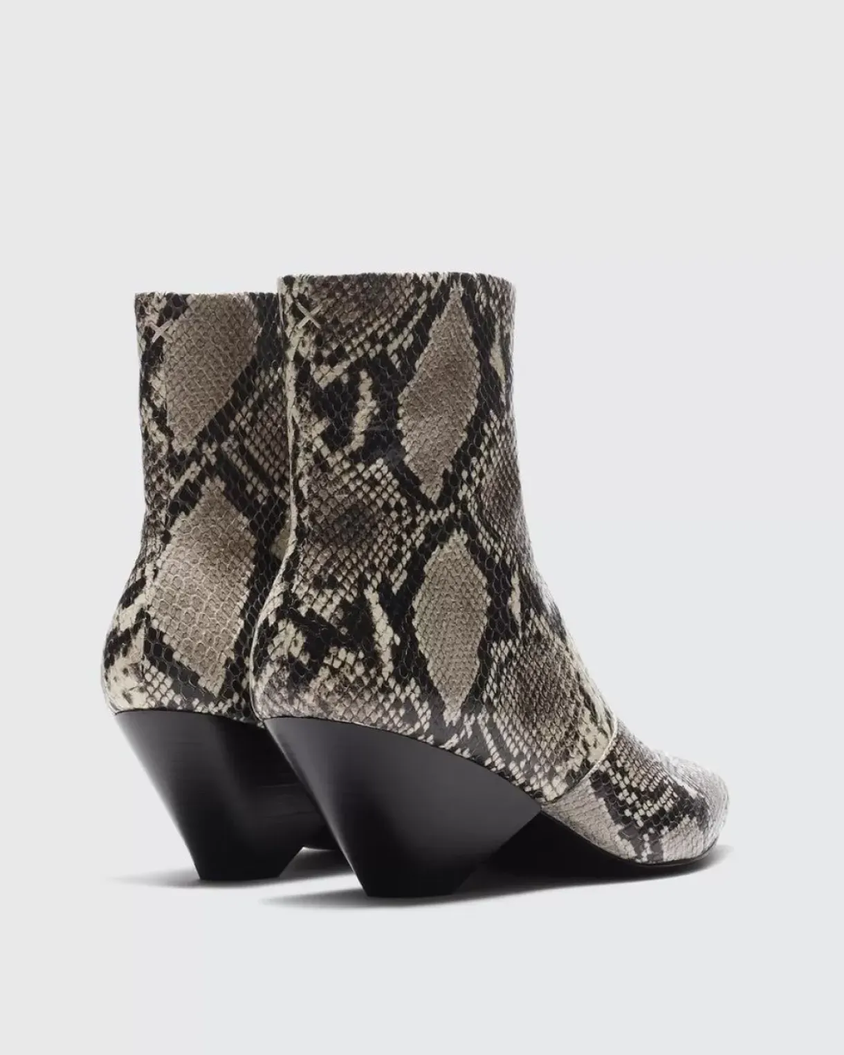 Spire Boot - Snake Printed Leather
