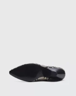 Spire Boot - Snake Printed Leather